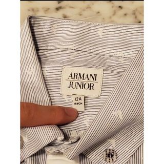 ARMANI JUNIOR - アルマーニJr.、ストライプシャツ