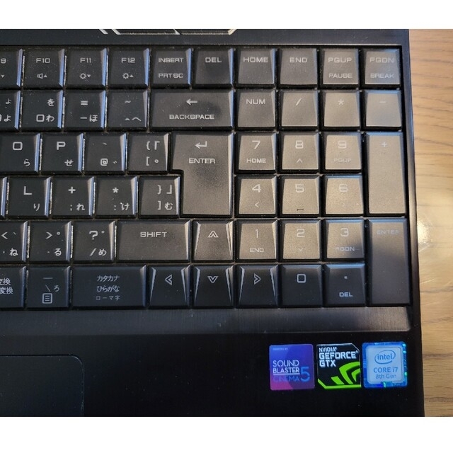 ジャンク・BIOS認識動作確認品】ゲーミングノートPC GCF1060GF-Eの通販