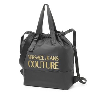 VERSACE JEANS COUTURE トートバッグ ブラック(トートバッグ)