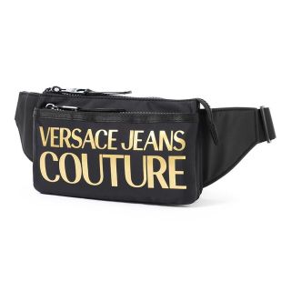 VERSACE JEANS COUTURE ボディバッグブラック(ボディーバッグ)