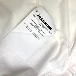 極美品☆正規品 JIL SANDER ジルサンダー JSXL705100 コットン 半袖 カットソー/トップス ネイビー×イエロー S 伊製 ポケッダブル収納