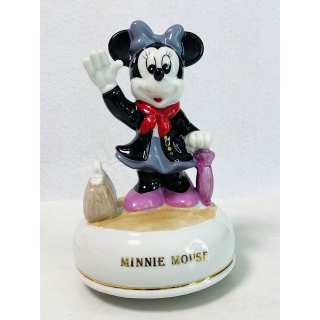 Disney(ディズニー)の【 美品 】Disney ミニーマウス  陶器製オルゴール & フォトフレーム インテリア/住まい/日用品のインテリア小物(オルゴール)の商品写真