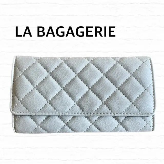 お値引！ヴィンテージ　LA BAGAGERIE　フランス　二折財布　ボルドー