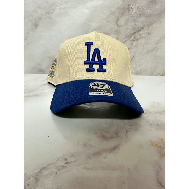 47 Brand(フォーティセブン)の47brand MVP ロサンゼルスドジャース ワールドシリーズ ツートン メンズの帽子(キャップ)の商品写真