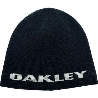 オークリー(Oakley)のOAKLEY - Logo knit beanie(ニット帽/ビーニー)