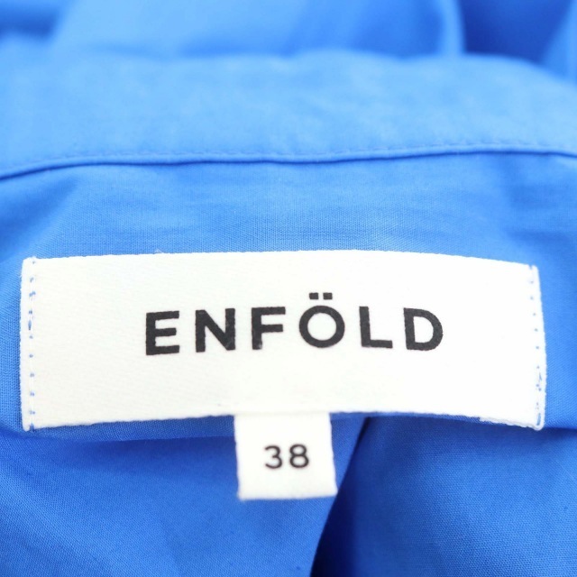 エンフォルド 23SS ROUND-SLIT SHIRT シャツ 長袖 前開き エンフォルド 23SS ROUND-SLIT SHIRT シャツ 長袖 前開き