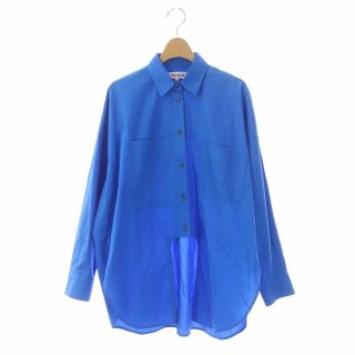 エンフォルド(ENFOLD)のエンフォルド 23SS ROUND-SLIT SHIRT シャツ 長袖 前開き(シャツ/ブラウス(長袖/七分))