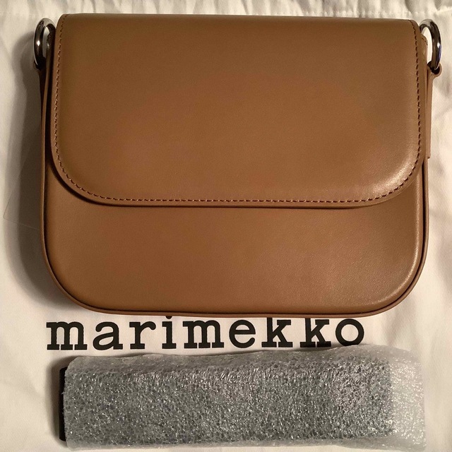 未使用】マリメッコ Joutuisa ショルダーバッグ ブラウン-www.ecosea.do