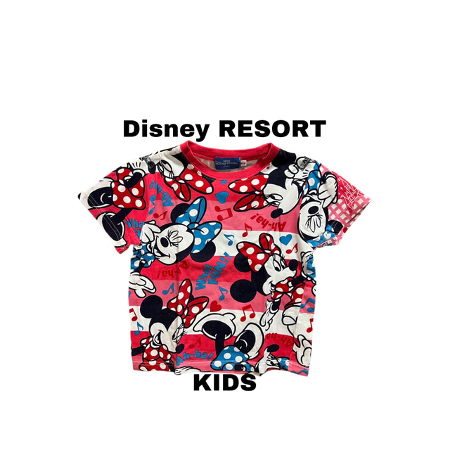 Disney(ディズニー)の☆最終値下げ☆東京ディズニーリゾート　ミニーちゃん半袖Tシャツ キッズ/ベビー/マタニティのキッズ服女の子用(90cm~)(Tシャツ/カットソー)の商品写真