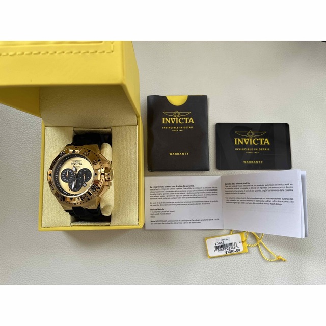 《美品》INVICTAインビクタ エクスカージョン 腕時計 ゴールド ダイバー | フリマアプリ ラクマ