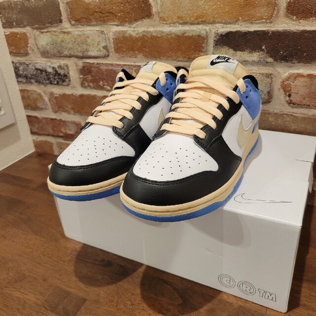 NIKE☆BY YOU DUNK LOW27cmダンクTravisフラグメント
