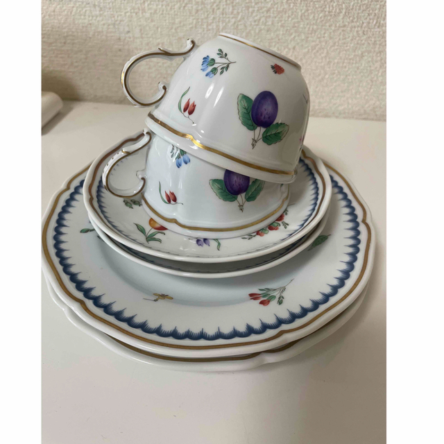 リチャード ジノリ イタリアンフルーツ ティーカップ\u0026ソーサー