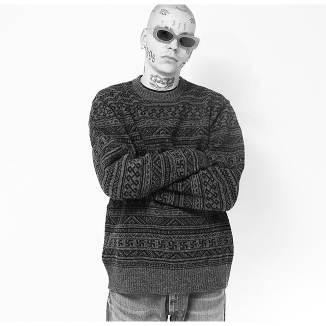 【レア】HIDE AND SEEK Border Sweater L