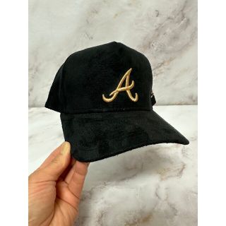 ニューエラー(NEW ERA)のNewera 9forty アトランタブレーブス スウェードレザー キャップ(キャップ)