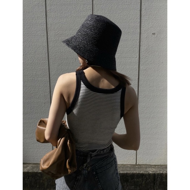 Ameri VINTAGE(アメリヴィンテージ)の今週末限定価格！Ameri★MEDI RAFFIA LADY HAT レディースの帽子(麦わら帽子/ストローハット)の商品写真