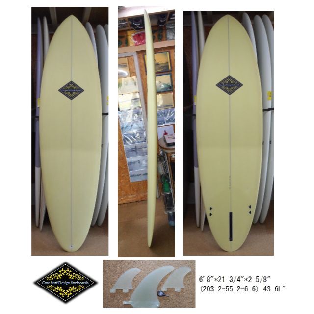 スポーツ/アウトドア2023’　CMC SURF ORIGINAL SURFBOARDS 6'8 イ