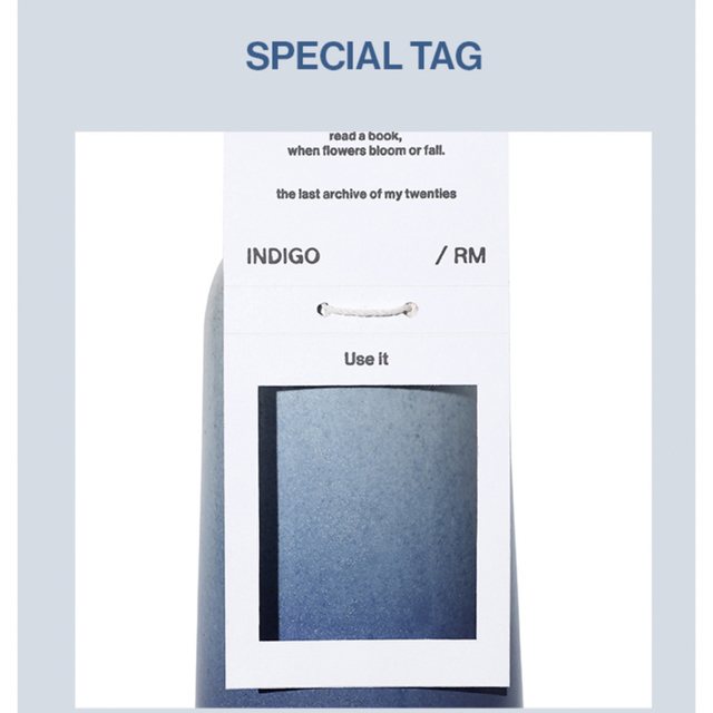 最終値下げ BTS ☆新品未使用 公式 花瓶 VASE MARCH Indigo RM 花瓶