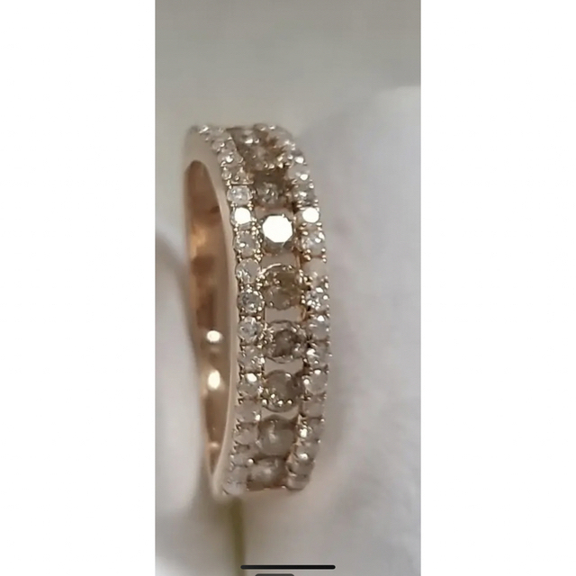k18pgダイヤモンドリング  13號 レディースのアクセサリー(リング(指輪))の商品写真