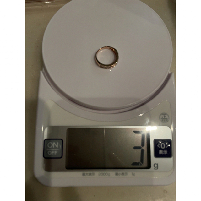 k18pgダイヤモンドリング  13號 レディースのアクセサリー(リング(指輪))の商品写真