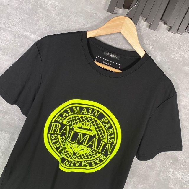 『BALMAIN』バルマン (L) ロゴプリントTシャツ 2