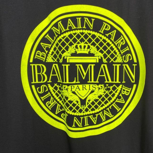 『BALMAIN』バルマン (L) ロゴプリントTシャツ 5
