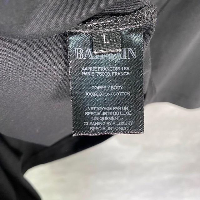 『BALMAIN』バルマン (L) ロゴプリントTシャツ 6