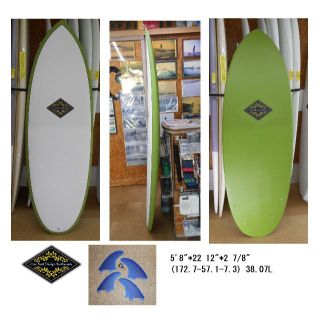 2023’　CMC SURF ORIGINAL SURFBOARDS 5'8 　(サーフィン)