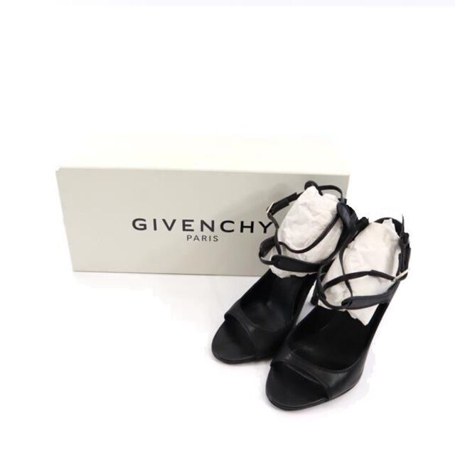 36アウトソールジバンシィ イタリア製 サンダル 36 ブラック系 GIVENCHY レディース   【230510】