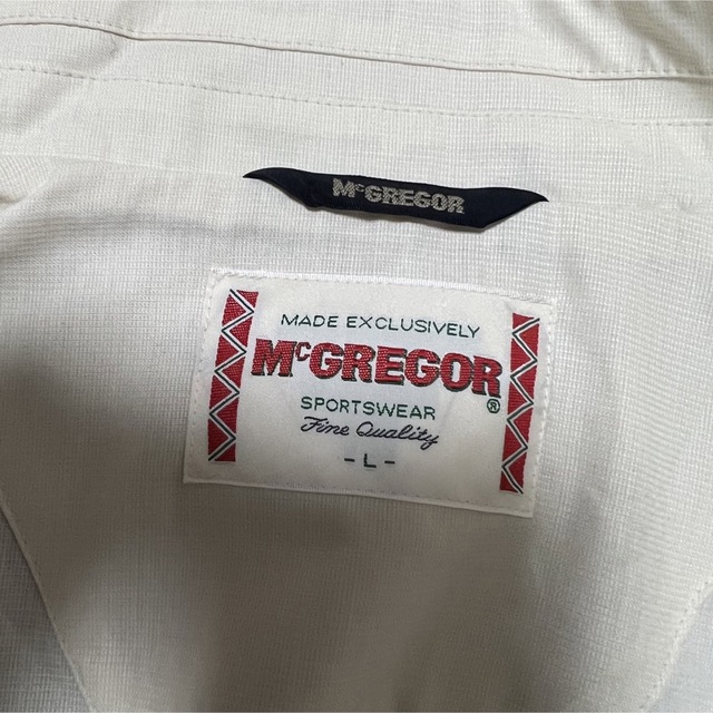 MacGregor(マグレガー)の★McGREGOR/マクレガーCOOLブルゾン•ジャケット オフホワイト　L ★ メンズのジャケット/アウター(ブルゾン)の商品写真