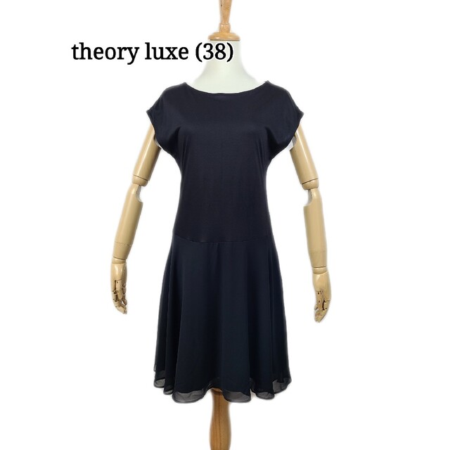 Theory luxe(セオリーリュクス)の美品 theory luxe villen airy drape ワンピース レディースのワンピース(ひざ丈ワンピース)の商品写真