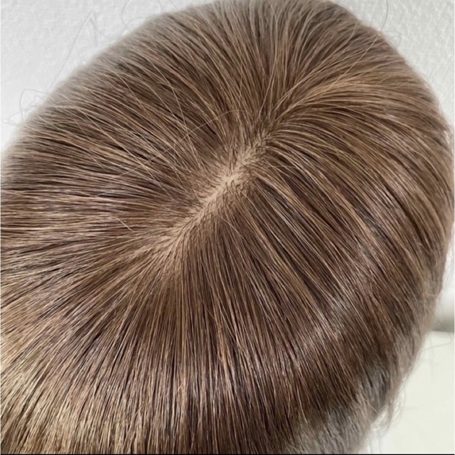 定番のお歳暮&冬ギフト 未カット前髪なし ヘアピース 百合子ウィッグ
