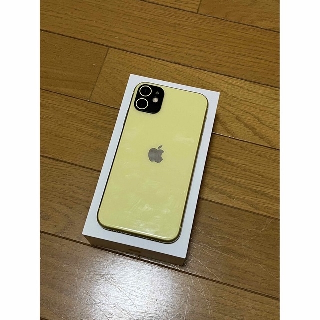 iPhone - iPhone11 イエロー simフリー 64GBの+inforsante.fr