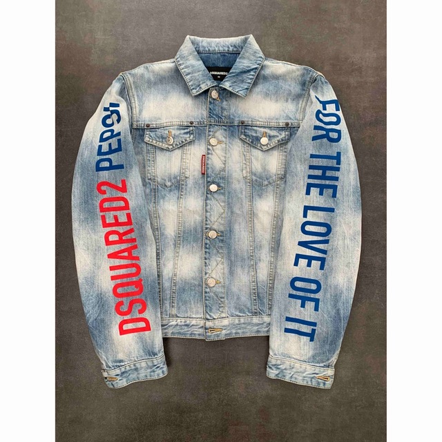 【美品】DSQUARED2  ★PEPSI ブリーチデニムジャケット 46サイズ