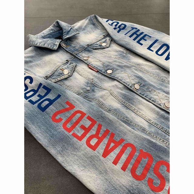 DSQUARED2 - 【美品】DSQUARED2 ☆PEPSI ブリーチデニムジャケット 46