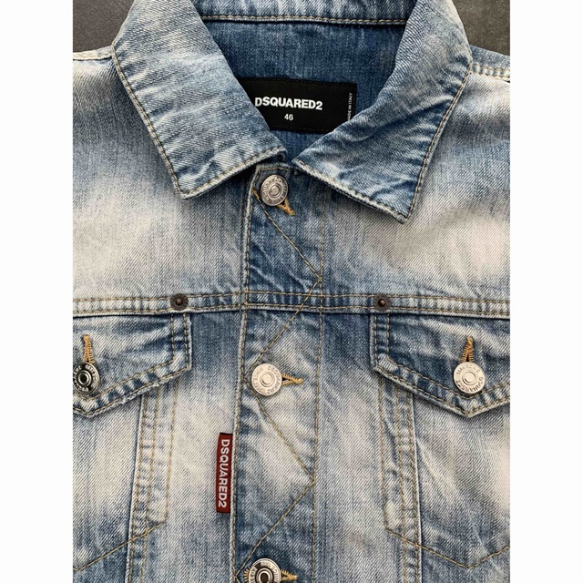 DSQUARED2 - 【美品】DSQUARED2 ☆PEPSI ブリーチデニムジャケット 46
