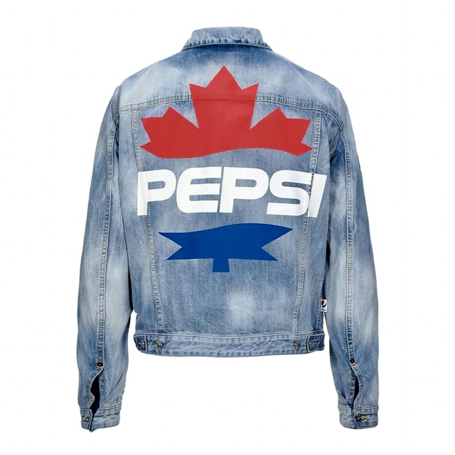 【美品】DSQUARED2  ★PEPSI ブリーチデニムジャケット 46サイズ