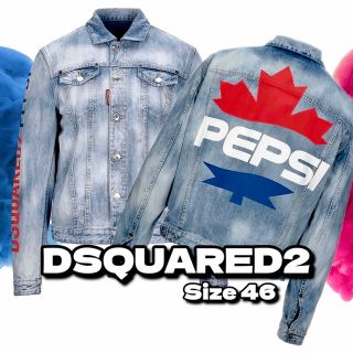 【美品】DSQUARED2  ★PEPSI ブリーチデニムジャケット 46サイズ