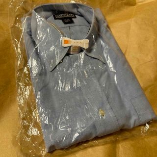 ランズエンド(LANDS’END)のLands' End SHIRT ロングスリーブ 16-32ブルーBD (シャツ)