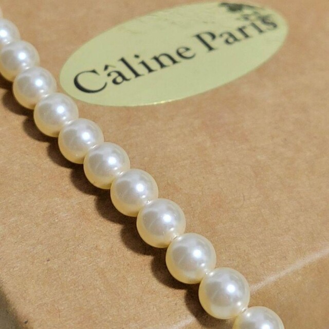 ete(エテ)のカリーヌパリ　caline paris　パールネックレス レディースのアクセサリー(ネックレス)の商品写真