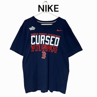 ナイキ(NIKE)のナイキ　NIKE 古着　Tシャツ　半袖　MLB ワールドシリーズ　レッドソックス(Tシャツ/カットソー(半袖/袖なし))
