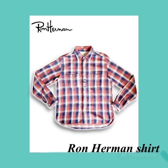 Ron Herman ロンハーマンshirtチェックシャツ size Mロンハーマン