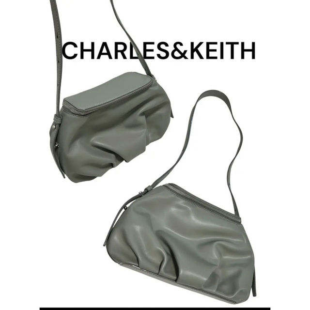 Charles and Keith(チャールズアンドキース)の【CHARLES&KEITH/チャールズアンドキース】レザー調ショルダーバッグ レディースのバッグ(ショルダーバッグ)の商品写真