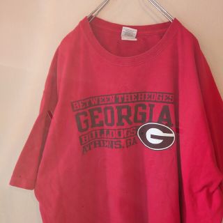 ギルタン(GILDAN)のGILDAN　Tシャツ georgia レッド(Tシャツ/カットソー(半袖/袖なし))