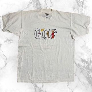 S994 古着 2点　RUIT  90s  白 ゴルフ　刺繍　GOLF Tシャツ(Tシャツ/カットソー(半袖/袖なし))