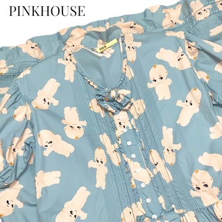 ピンクハウス(PINK HOUSE)のPINK HOUSE キューピーロングワンピース　ピンクハウス(ロングワンピース/マキシワンピース)