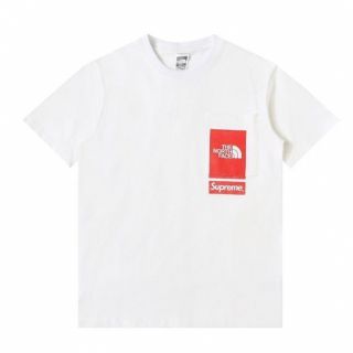 シュプリーム(Supreme)のSupreme North Face Printed Pocket Tee 白M(Tシャツ/カットソー(半袖/袖なし))