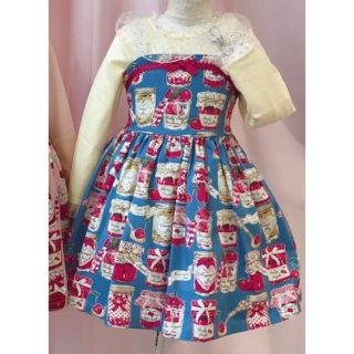 シャーリーテンプル(Shirley Temple)の未使用新品シャーリーテンプル110120 ジャム瓶　サックス(ワンピース)