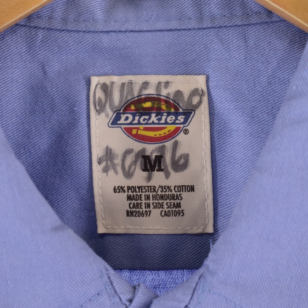Dickies(ディッキーズ)の古着 ディッキーズ Dickies 半袖 ワークシャツ メンズL /eaa333202 メンズのトップス(シャツ)の商品写真
