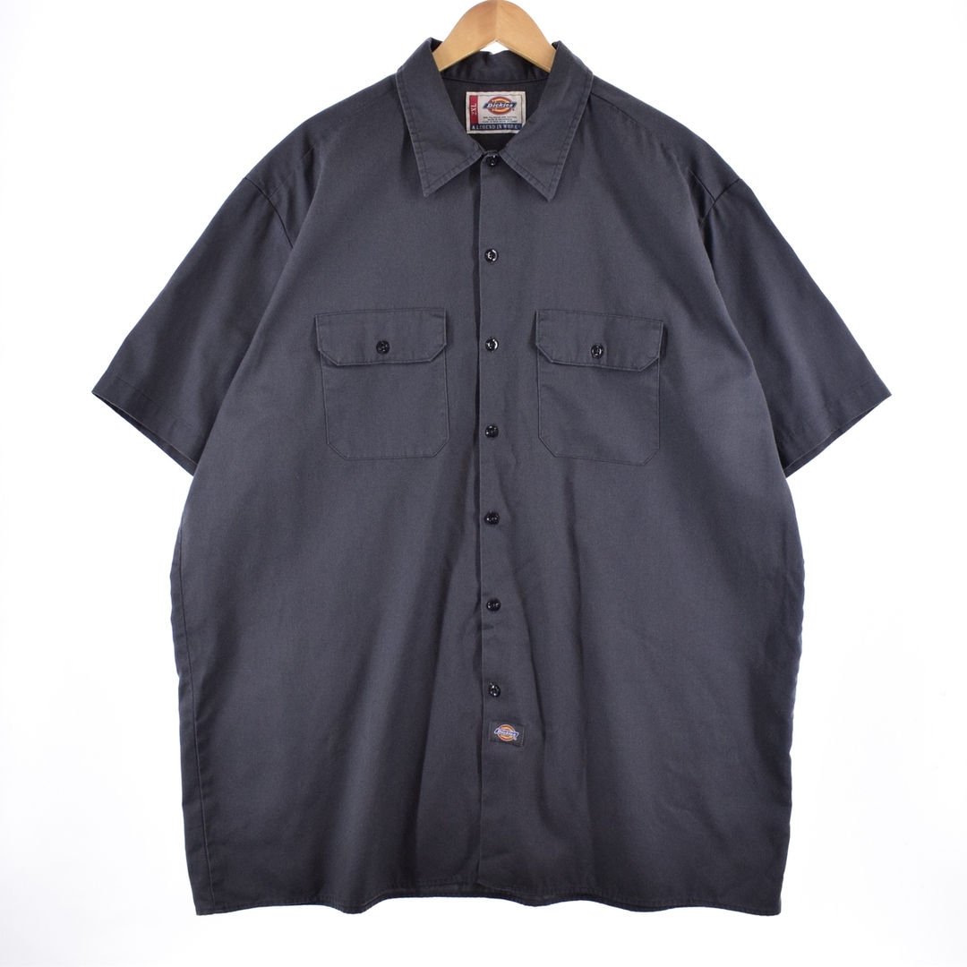 Dickies(ディッキーズ)の古着 ビッグサイズ ディッキーズ Dickies A LEGEND IN WORK 半袖 ワークシャツ メンズXXXL /eaa333213 メンズのトップス(シャツ)の商品写真