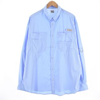 コロンビア(Columbia)の古着 コロンビア Columbia PFG 長袖 ボタンダウン フィッシングシャツ メンズXL /eaa335573(シャツ)